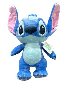 Disney Baby Stitch Plush Toy Soft Blue 14" Stuffed Animal By Kids Preferred